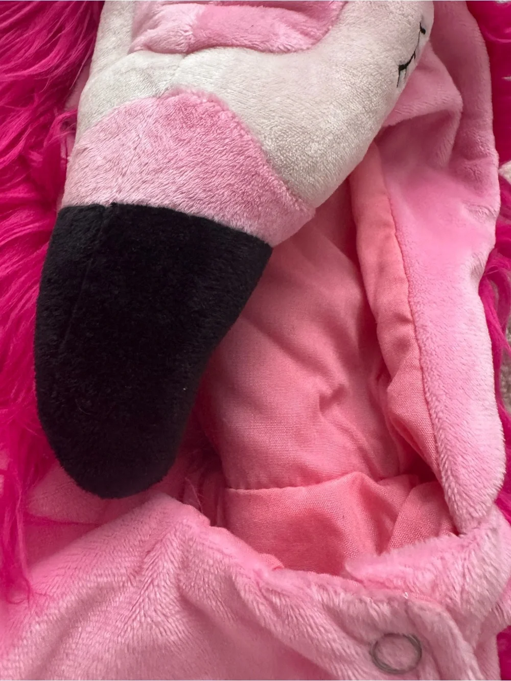 Pottery Barn Kids Hot Pink Baby Flamingo Costume